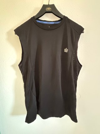 Camiseta sin mangas Admiral negra