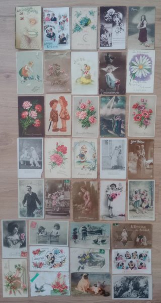 36 postales antiguas