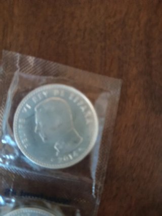 2 Monedas de Plata Felipe VI (2014)