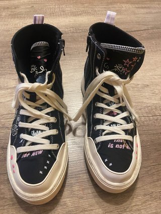Zapatillas Altas de Niña Estampadas