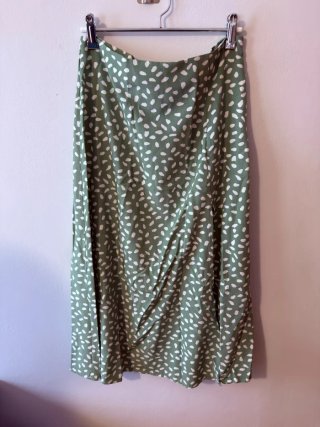 Falda Shein Estampada Verde