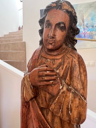 Talla Religiosa de Madera Antigua