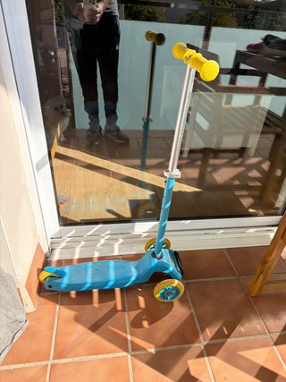 Patinete Infantil Azul y Amarillo