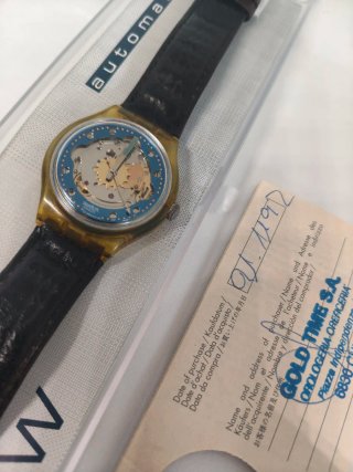 Reloj Swatch Automatic Vintage 1992 Blue Matic
