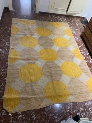 Alfombra de Yute Geométrica
