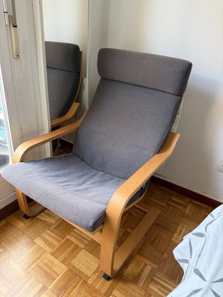 Butaca Ikea Poäng Gris