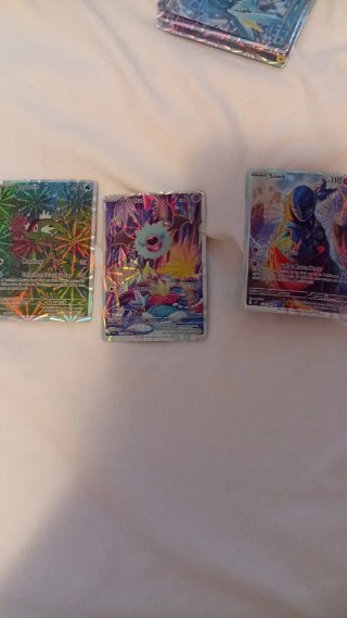 Lote de 3 Cartas Pokémon Brillantes