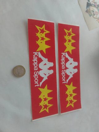 2 Pegatinas Vintage Kappa Sport