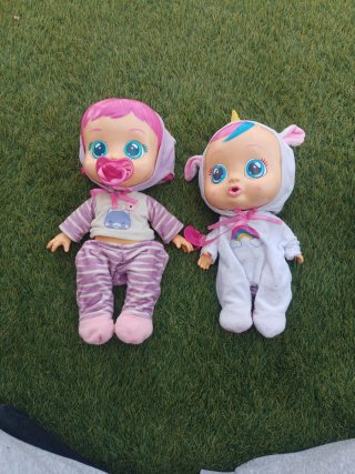 2 Muñecos Bebés Llorones