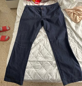 Pantalón Chino Azul Marino Talla 52