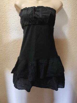 Vestido Negro Palabra de Honor