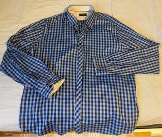 Camisa de cuadros Roberto Verino azul