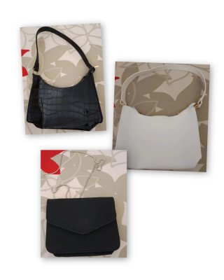 Lote de 3 bolsos