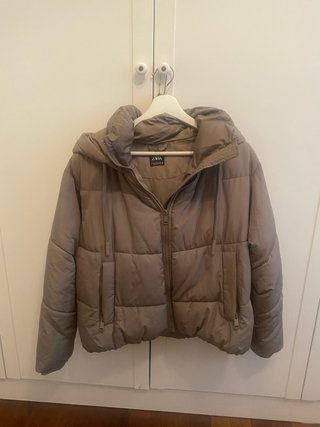 Chaqueta Acolchada Zara Beige