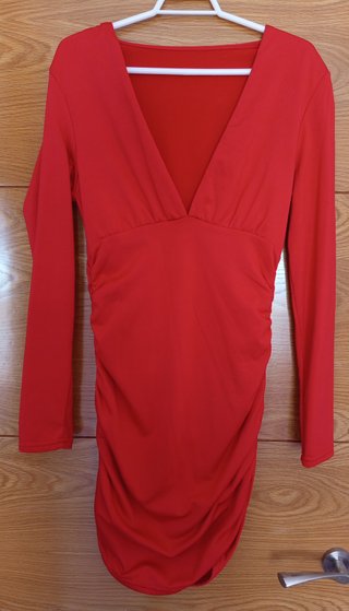 Vestido corto rojo