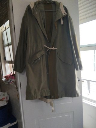 Gabardina 3/4 Verde de Hombre