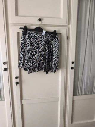 Falda Pareo Estampado Margaritas