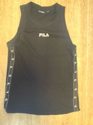 Camiseta sin mangas FILA negra