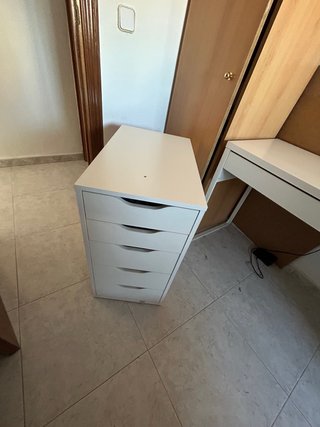 Cajonera IKEA Alex Blanca