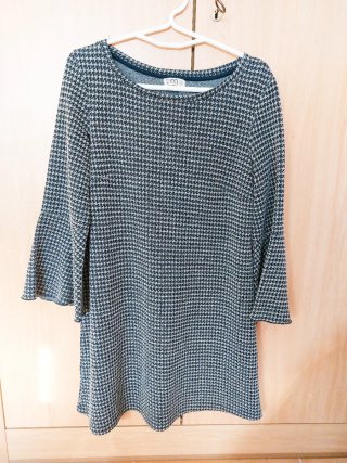 Vestido Milano Estampado Pata de Gallo