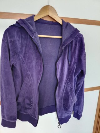 Chaqueta de Terciopelo con Capucha