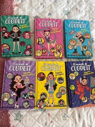 El mundo de Clodett lote 6 libros