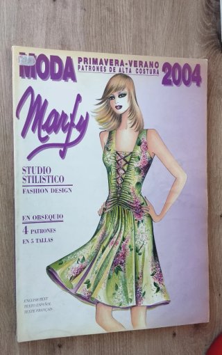 Revista Moda Marfy Primavera verano 2004 con patro