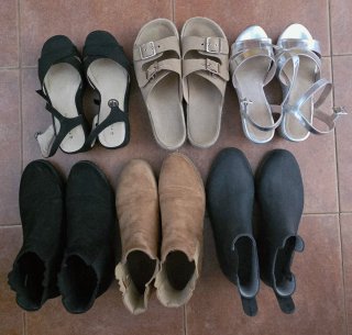 Lote de 6 pares de calzado variado,  nº40