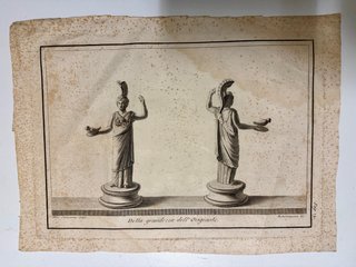 Grabado Vincenzo Campana, Nápoles S. XVIII