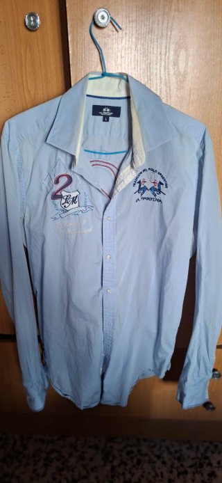 Camisa La Martina Azul Talla L