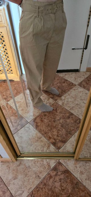 Pantalón Chino Mujer Cintura Alta