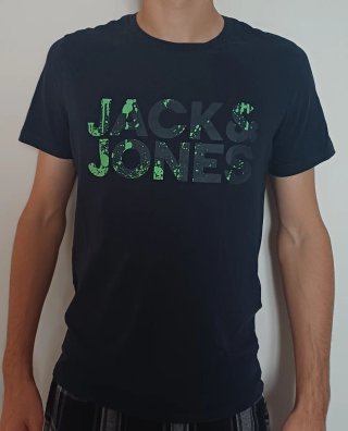 Camiseta Jack & Jones Negra Talla S
