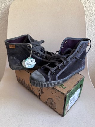 Zapatillas Altas Natural World Gris Talla 36
