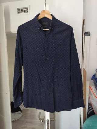 Camisa Massimo Dutti Azul Talla S