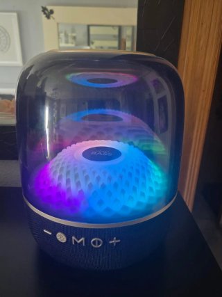 Altavoz Bluetooth con luces LED usb