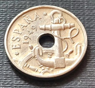 Moneda España 1949 *54