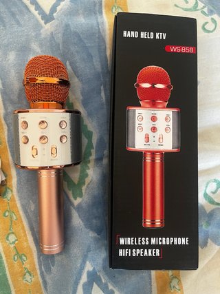 Micrófono Karaoke Inalámbrico WS-858