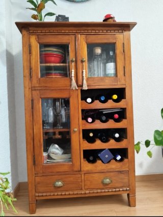 Mueble Vinoteca de Madera