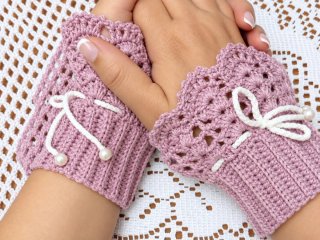 Guantes de Crochet Artesanales