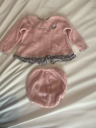 Conjunto de punto para niña 18 meses
