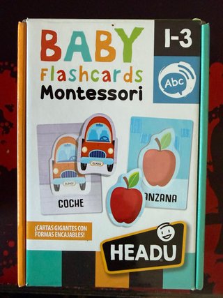 Flashcards Montessori Headu 1-3 años