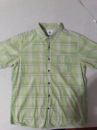 Camisa de cuadros verde
