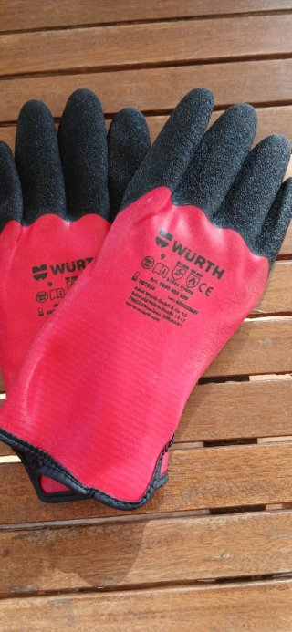 Guantes impermeables