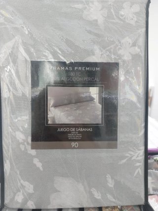 Juego de Sábanas 90 Algodón Percal