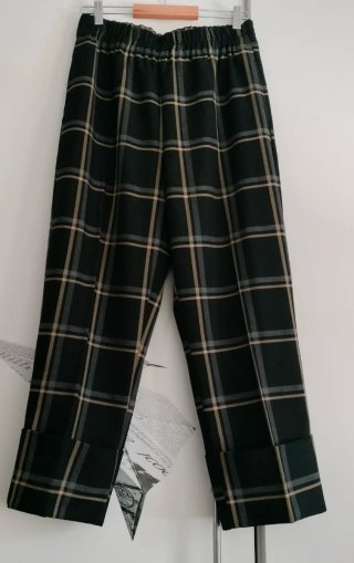 Pantalón de cuadros Zara