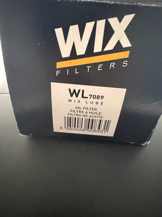 Filtro de aceite WIX WL7089