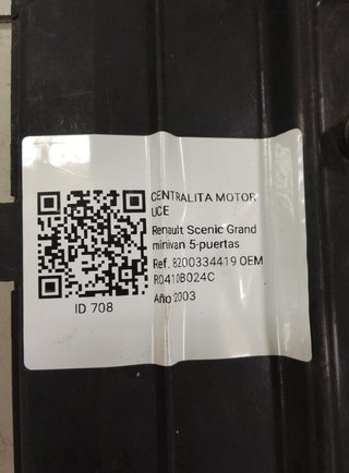 Renault r0410b024c centralita motor uce scenic 708