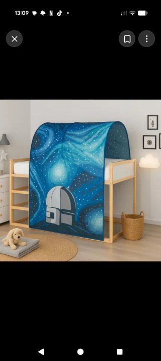 Tienda para Cama IKEA KURA Espacio