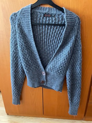 Chaqueta Dandara Gris Manga Murciélago Talla L
