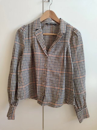 Camisa de cuadros Zara